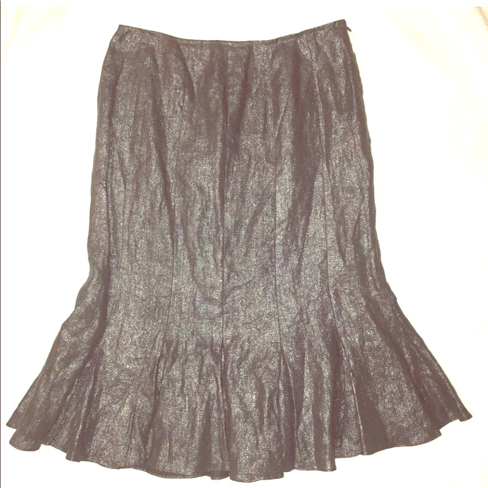 Lafayette 148 xs pencil skirt shimmer size 0 new!